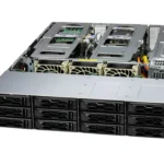 Supermicro, CloudDC SYS-621C-TN12R x13 2U Rackmount, 2X Intel Xeon Silver 4410Y 12C 150W 2.0GHz Processor, 12x 3.5/2.5" hot-swap hybrid NVMe/SATA/SAS drive bays,  4X 32GB DDR5-4800 2RX8, 2X 960GB NVMe M.2 Intel X710 4x 10GbE (2xRJ45 & 2xSFP+), 2X 1200W redundant Titanium.TPM 2.0, Supermicro Server Manager,621C-TN12R-OTO-40