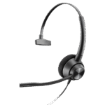 Poly EncorePro 310 Monaural Headset with Quick Disconnect (QD) | Noise-Cancelling Mic | SoundGuard Acoustic Protection | TAA Compliant | SKU 77T43AA
