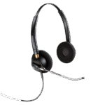 Poly EncorePro 520D Binaural Digital Headset + Quick Disconnect | Built-in Call Controls | SoundGuard Protection | USB-A/C Compatibility (via adapters) | TAA-Compliant | 783P5AA