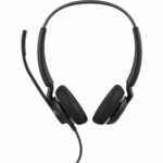 Jabra Engage 40 USB-C/USB-A UC Stereo Headset (Inline Link) | Dual MEMS Mic | SafeTone & PeakStop | Zoom & Teams Certified | SKU 4099-419-269